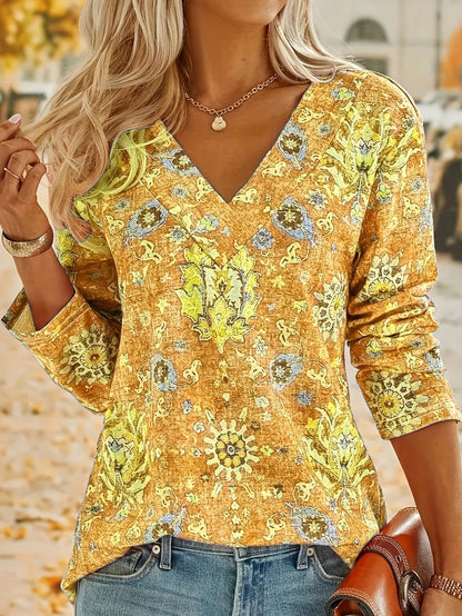Arianne - Damski top plus size w stylu bohemy