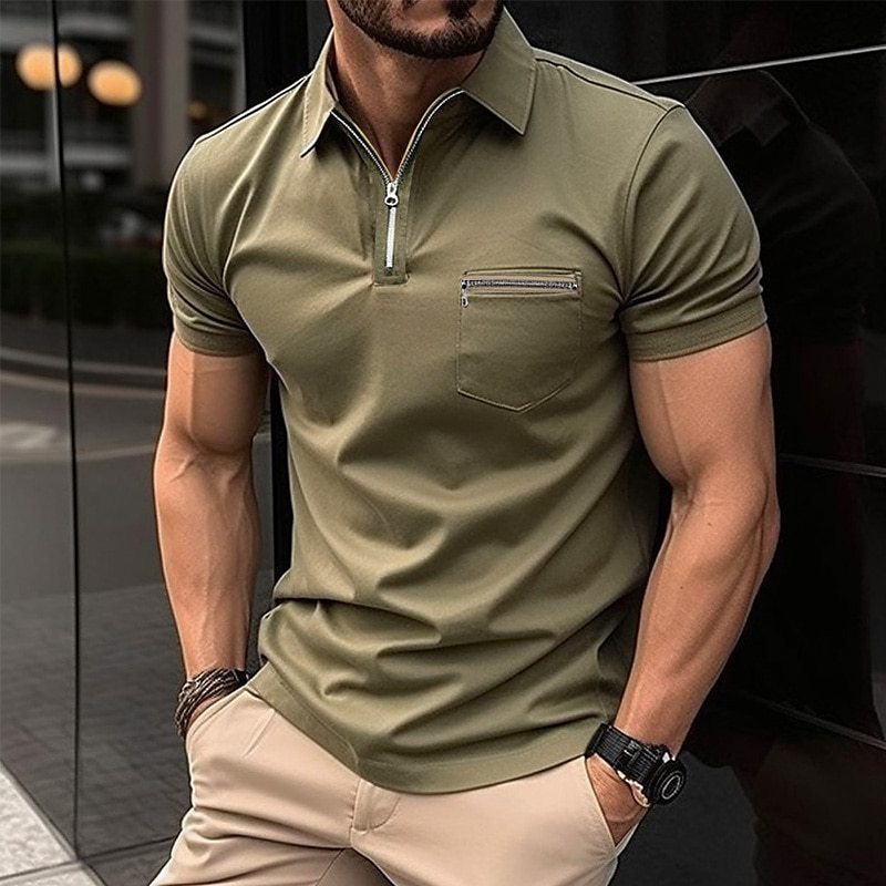 Elegancka męska koszulka polo na każdą okazję