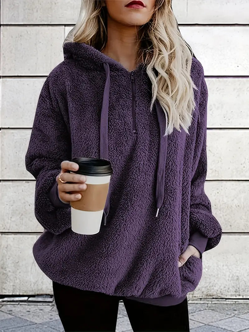 Bluza polarowa z długim rękawem Shanna | Comfort Casual