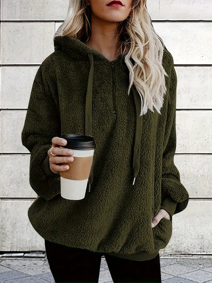 Bluza polarowa z długim rękawem Shanna | Comfort Casual