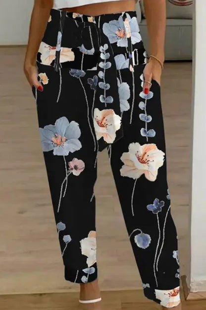 |CasualPatchworkBagPrintLooseMidWaistHarlanElseStrojekąpielowe
