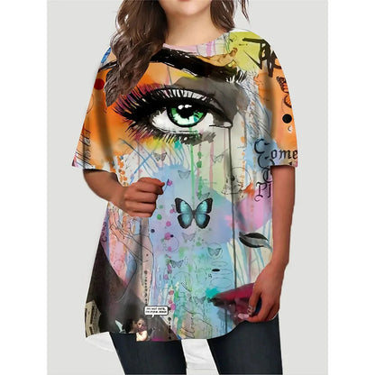 Vardi Dante™ Maartje Plus-Size T-Shirt | Casual & Stylowy