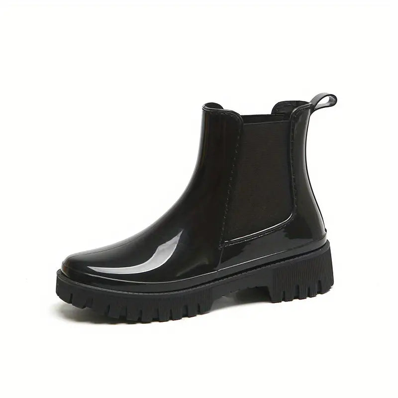 Damskie buty przeciwdeszczowe z grubym spodem