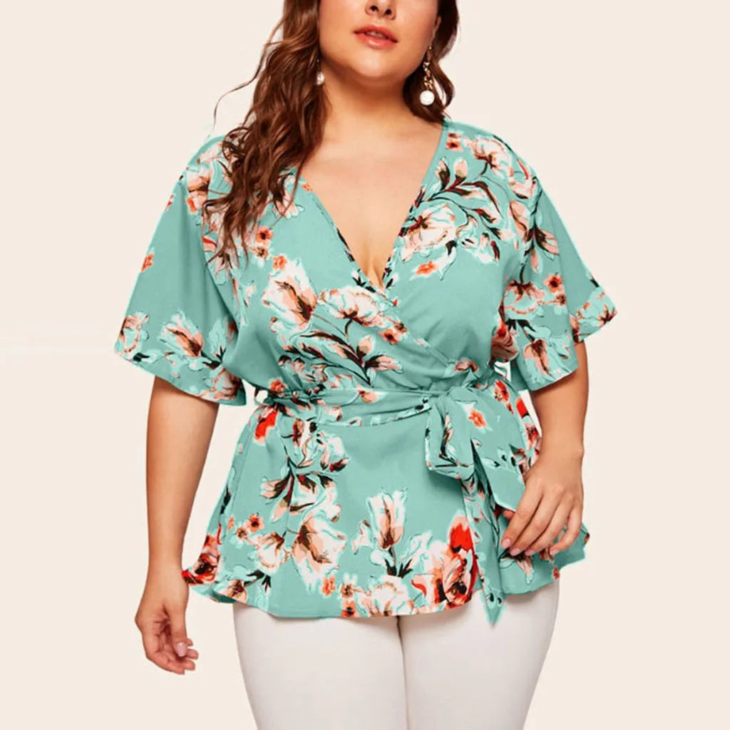 Vardi Dante™ Fenna Plus-Size Top | Kolorowy i wszechstronny
