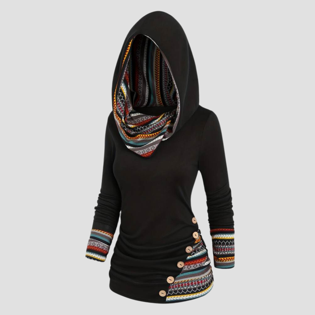 Wygodna damska bluza z kapturem Shanna | Slim Fit
