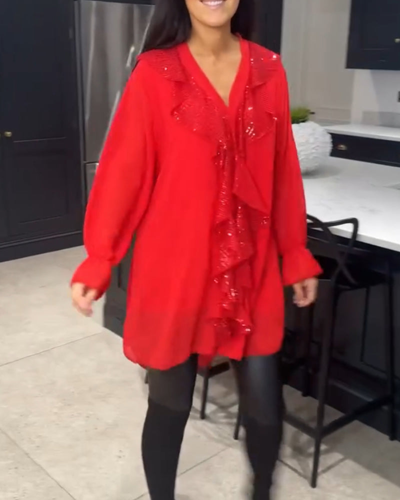 Bluzka z marszczeniami w eleganckim stylu