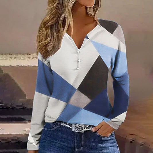 CECILIA | Stylowa bluzka w kolorowe bloki