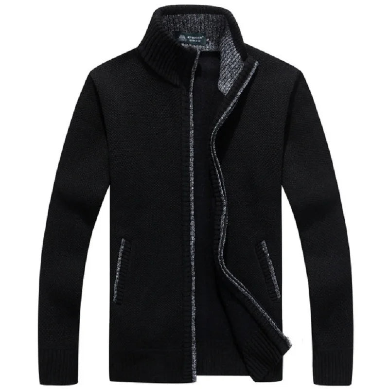 Winfield Cardigan | Ciepły kardigan z zamkiem błyskawicznym