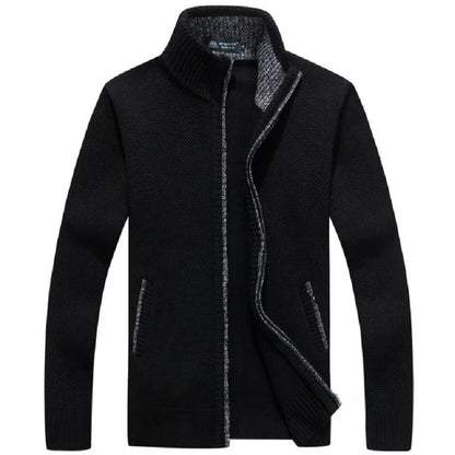 Winfield Cardigan | Ciepły kardigan z zamkiem błyskawicznym