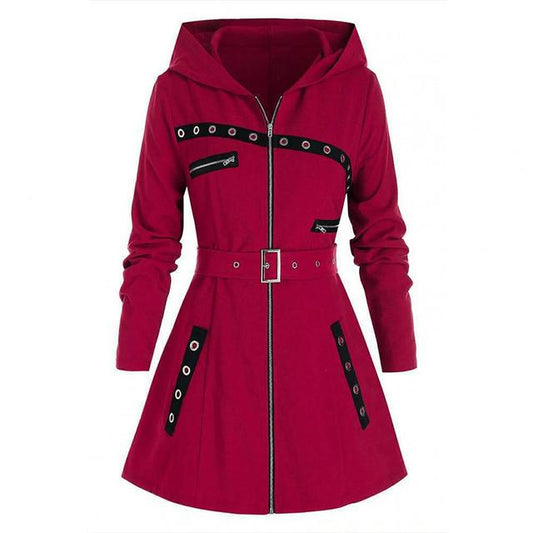 Alana Dress | Sukienka z długim rękawem i zamkiem błyskawicznym