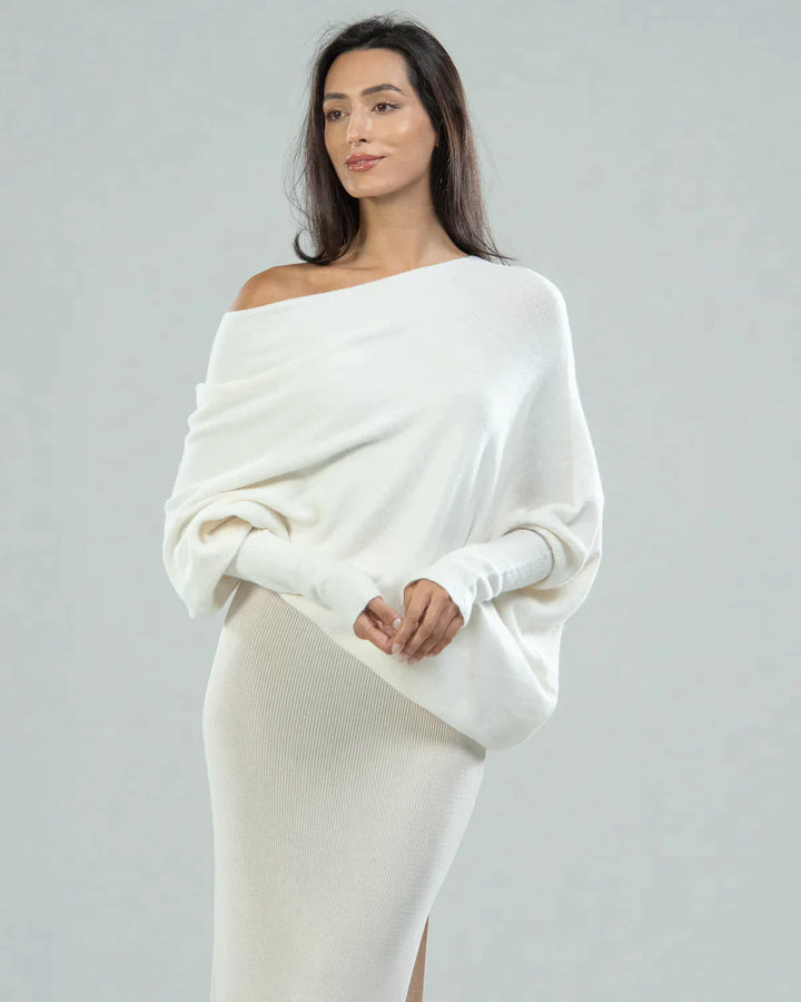 Arla - Luksusowy sweter Batwing dla kobiet