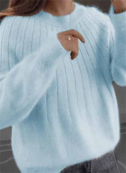 Béatrice - Sweter z miękkiej dzianiny