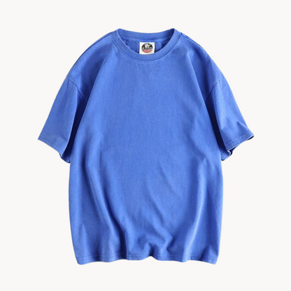 Ruper | Vintage sprany ciężki bawełniany T-shirt