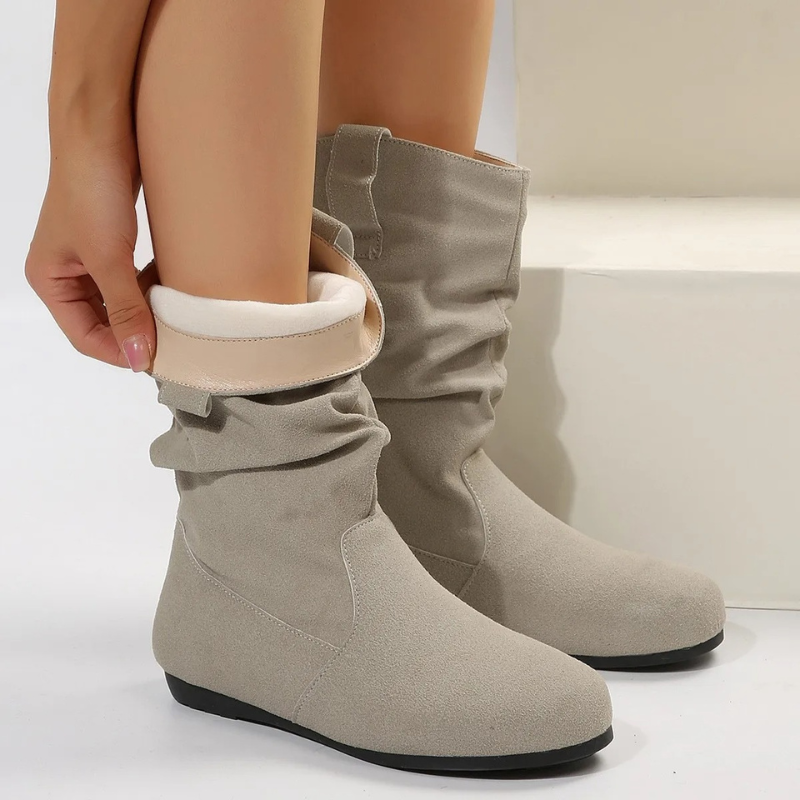 Zamszowe buty zimowe - Emmelot