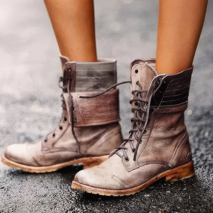 Birgit - Ponadczasowe i przytulne skórzane buty retro