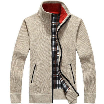 Winfield Cardigan | Ciepły kardigan z zamkiem błyskawicznym
