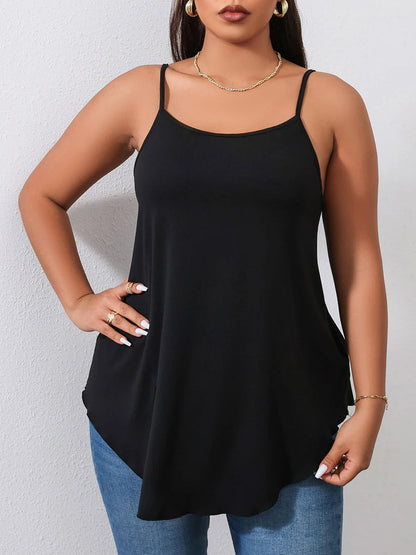 Vardi Dante™ Sanne Plus-Size Top | Bez rękawów & Modny