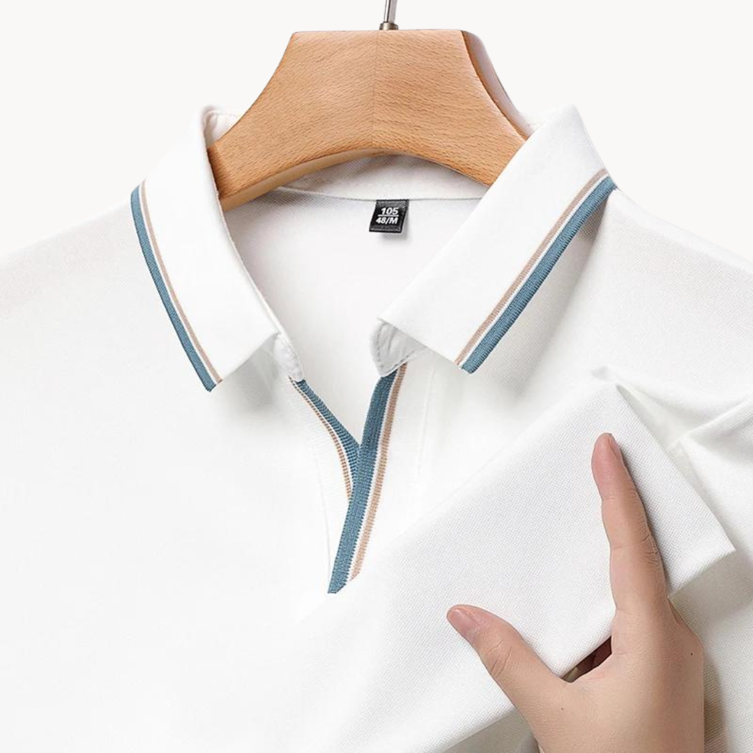 Alexander | Elegancka koszulka polo z napami