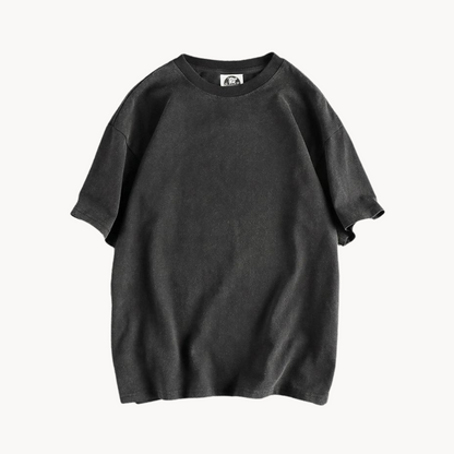Ruper | Vintage sprany ciężki bawełniany T-shirt