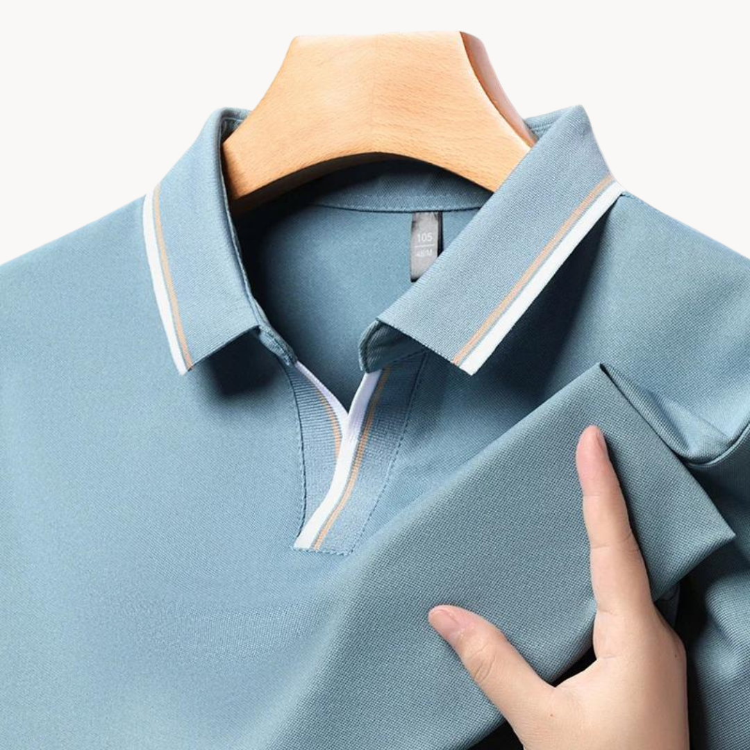 Alexander | Elegancka koszulka polo z napami