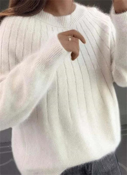 Béatrice - Sweter z miękkiej dzianiny