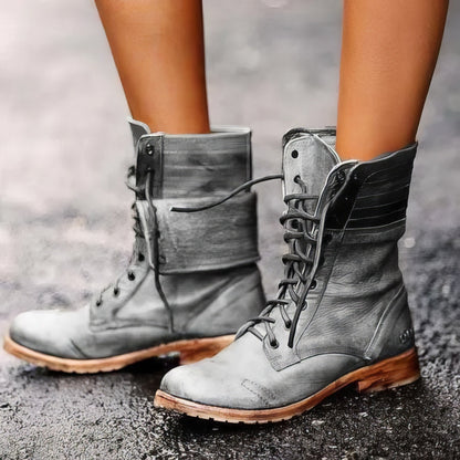 Birgit - Ponadczasowe i przytulne skórzane buty retro