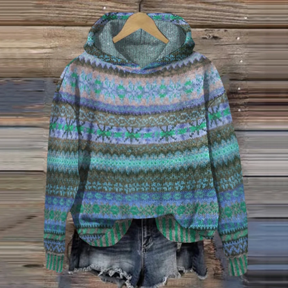 Bluza z kapturem Shanna | Vintage dla kobiet Casual
