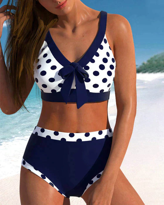BikiniPatchworkwkropkizwysokÄ…taliÄ…