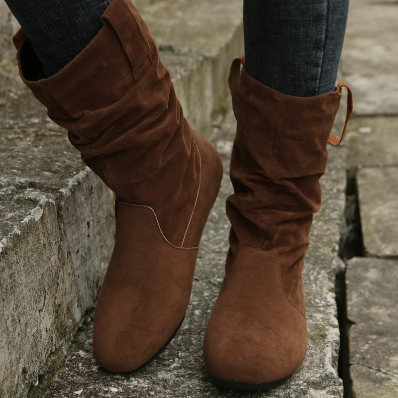 Zamszowe buty zimowe - Emmelot