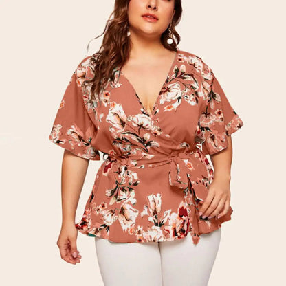 Vardi Dante™ Fenna Plus-Size Top | Kolorowy i wszechstronny