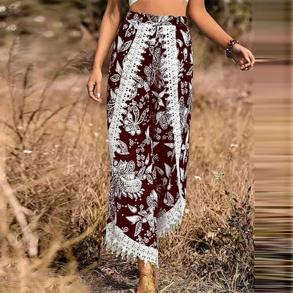 Eleganckie koronkowe spodnie