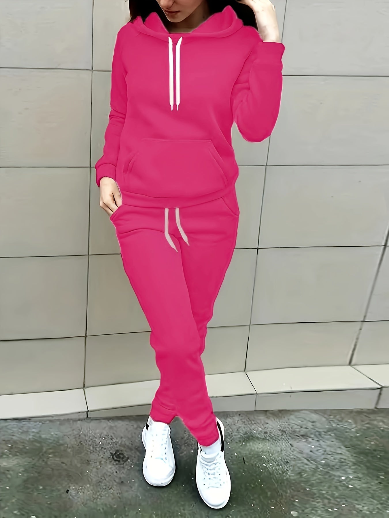 Shanna | Casualowa bluza z kapturem i spodnie dresowe z kieszeniami Idealne na co dzień