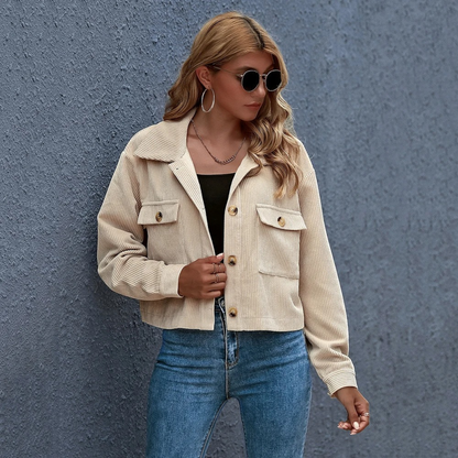 Mathilde - Modna kurtka sztruksowa