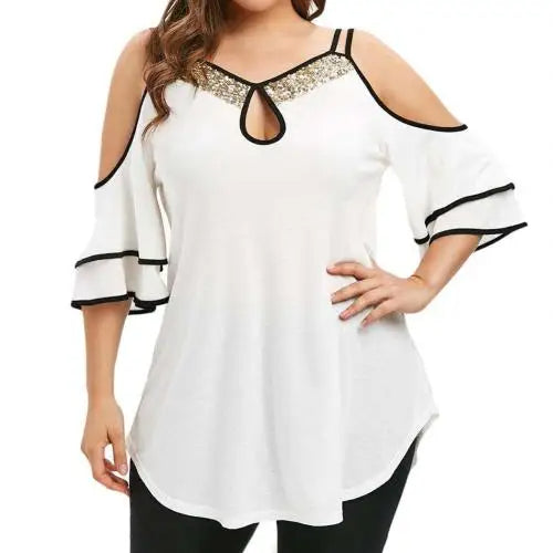 Bluzka Vardi Dante™ Nikki Plus-Size | Stylowa i swobodna