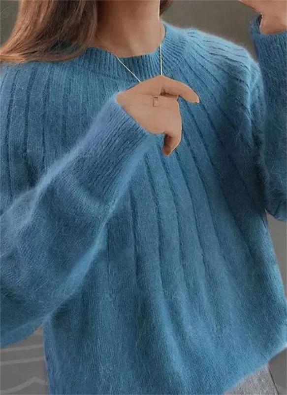 Béatrice - Sweter z miękkiej dzianiny