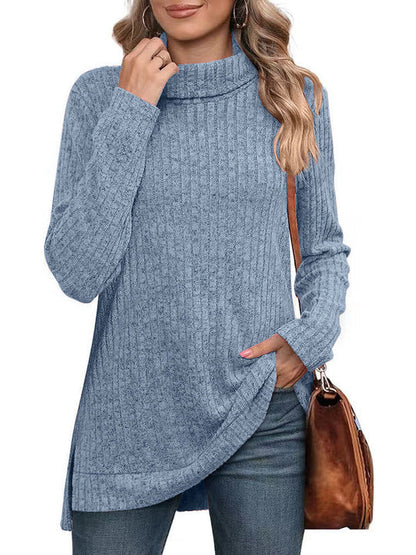 Alani - Elegancki dzianinowy sweter z golfem dla kobiet