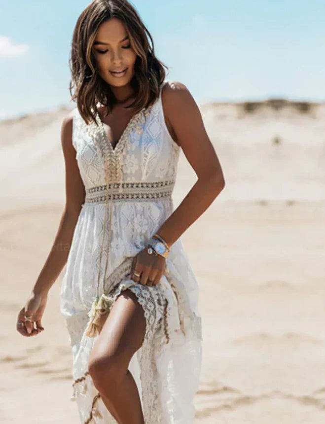 Avelyn - Sukienka maxi boho