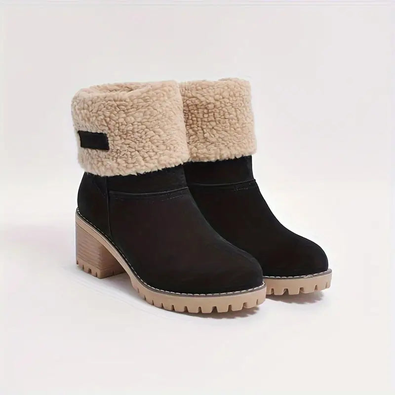 Lieke - Stylowe buty zimowe z wełną