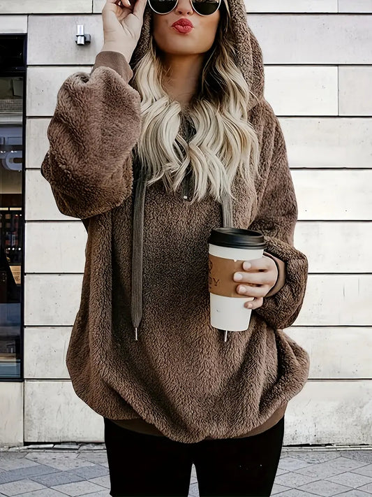 Bluza polarowa z długim rękawem Shanna | Comfort Casual