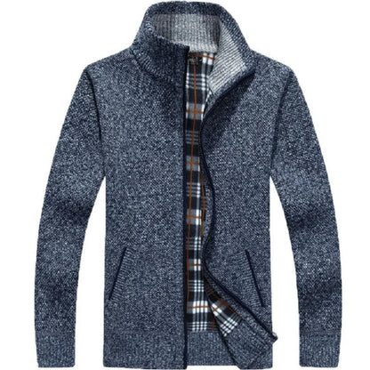 Winfield Cardigan | Ciepły kardigan z zamkiem błyskawicznym