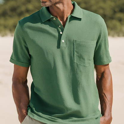 Floris | Luksusowa lniana koszulka polo