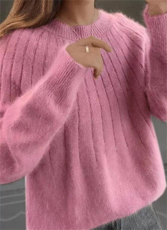 Béatrice - Sweter z miękkiej dzianiny