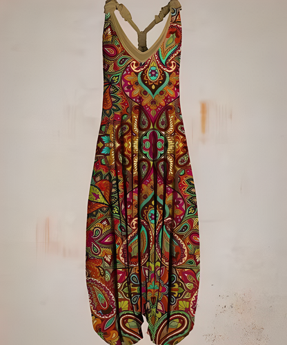 | Casualowy kombinezon w stylu bohemy