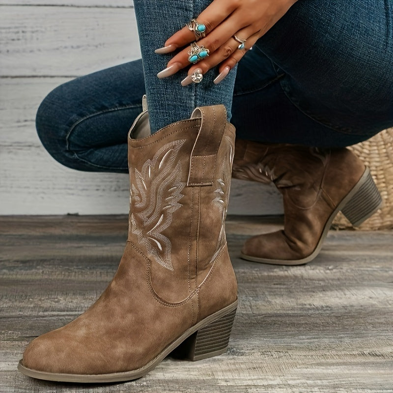 Lora - Stylowe buty kowbojskie