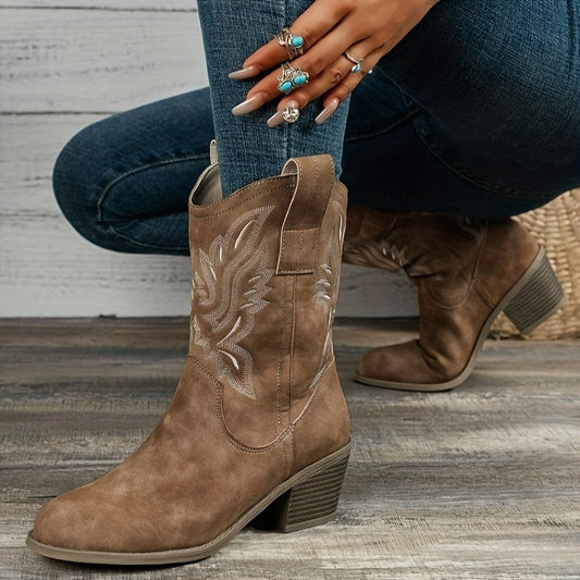 Lora - Stylowe buty kowbojskie