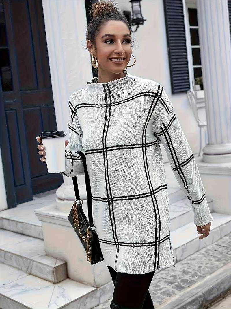Bluza w kratę Shanna |