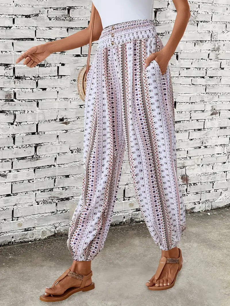 Clara - Spodnie w stylu bohemy