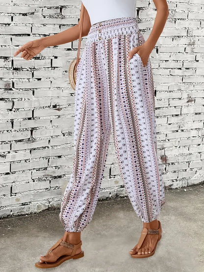 Clara - Spodnie w stylu bohemy