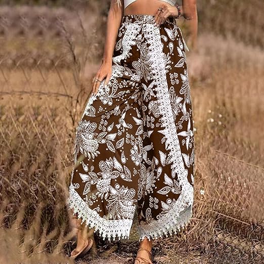 Eleganckie koronkowe spodnie