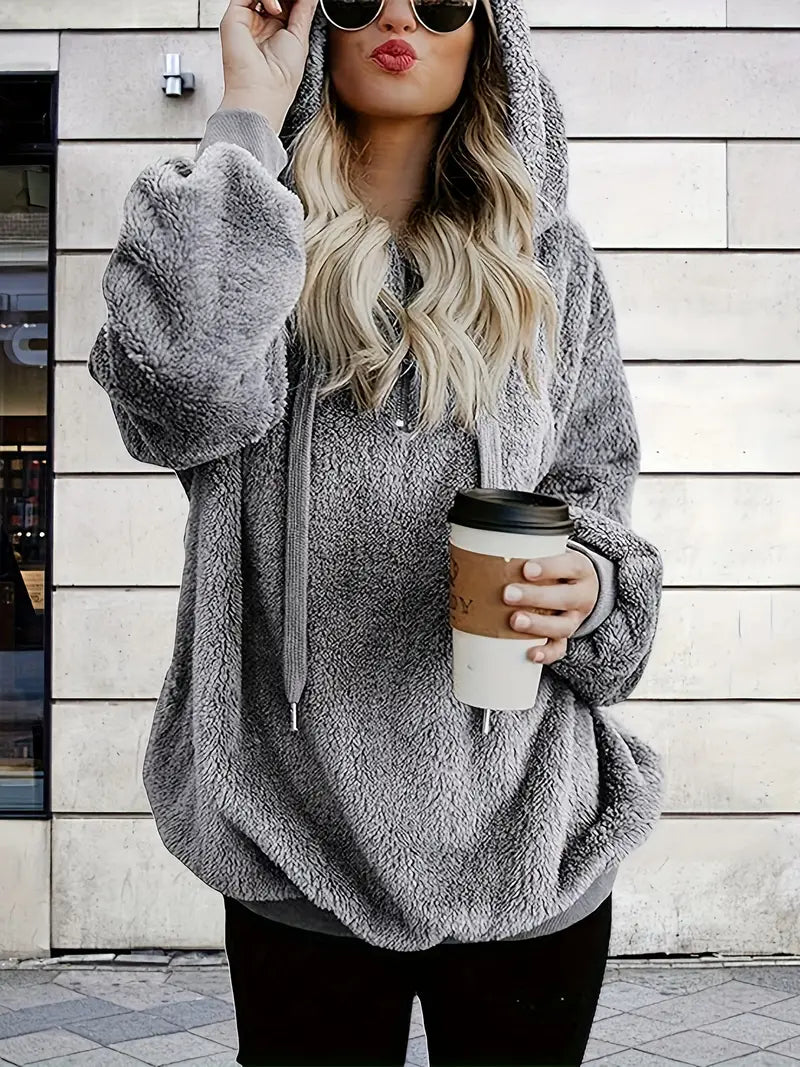 Bluza polarowa z długim rękawem Shanna | Comfort Casual